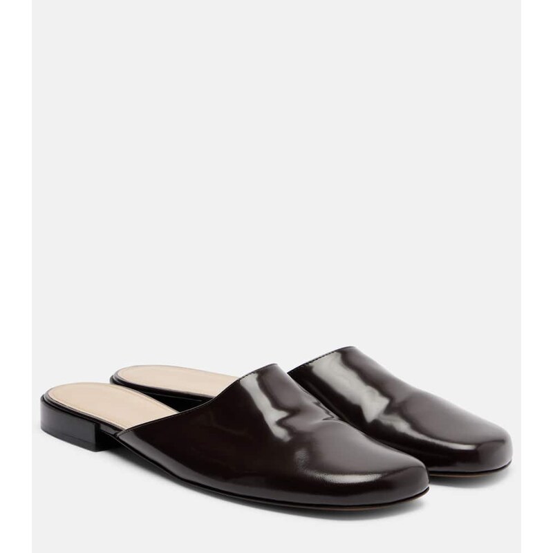 The Row Penelope leather mules