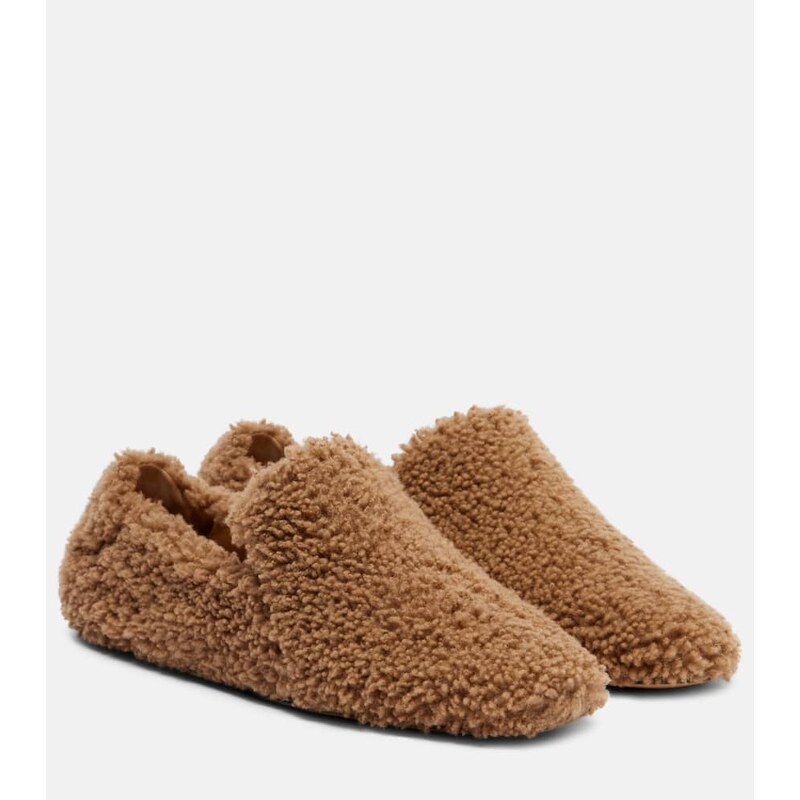 Le Monde Béryl Orlando shearling slip-on shoes