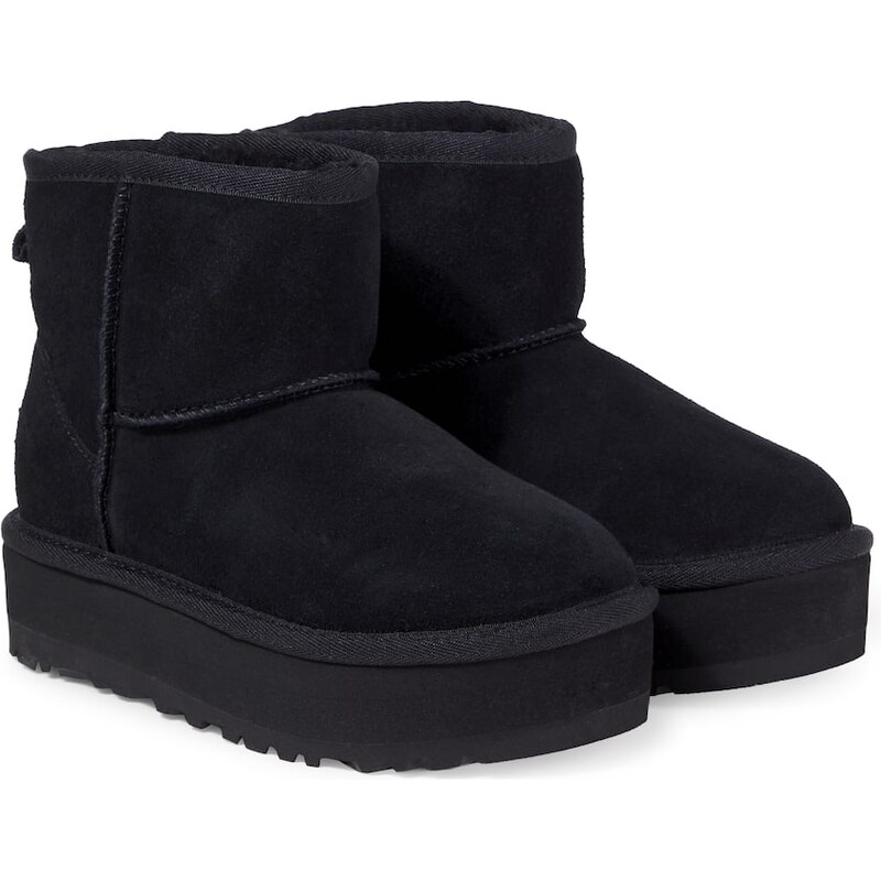 UGG Kids Classic Mini suede snow boots