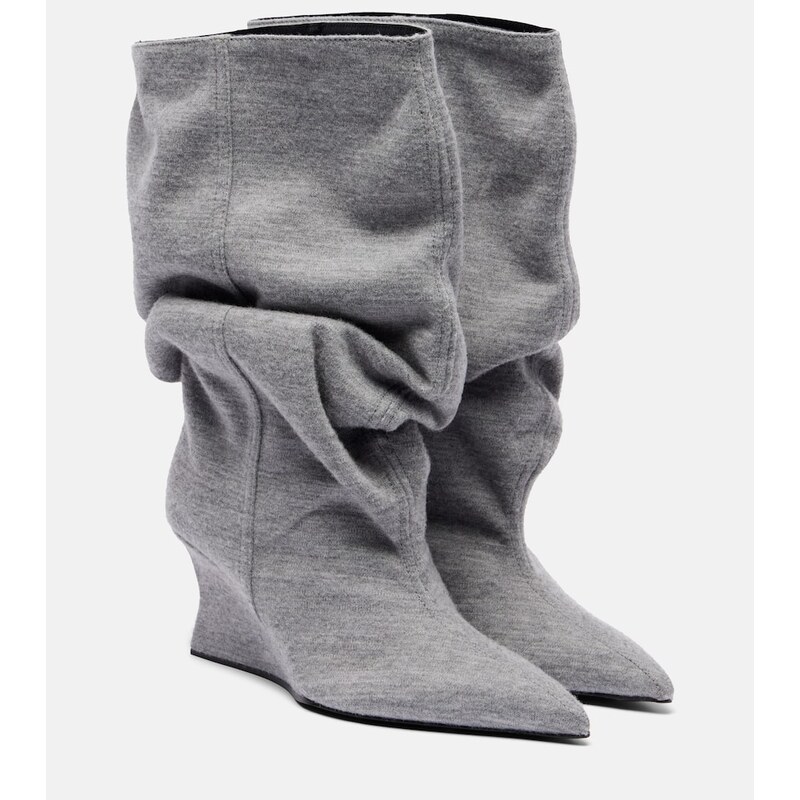 Balmain Draped ankle boots