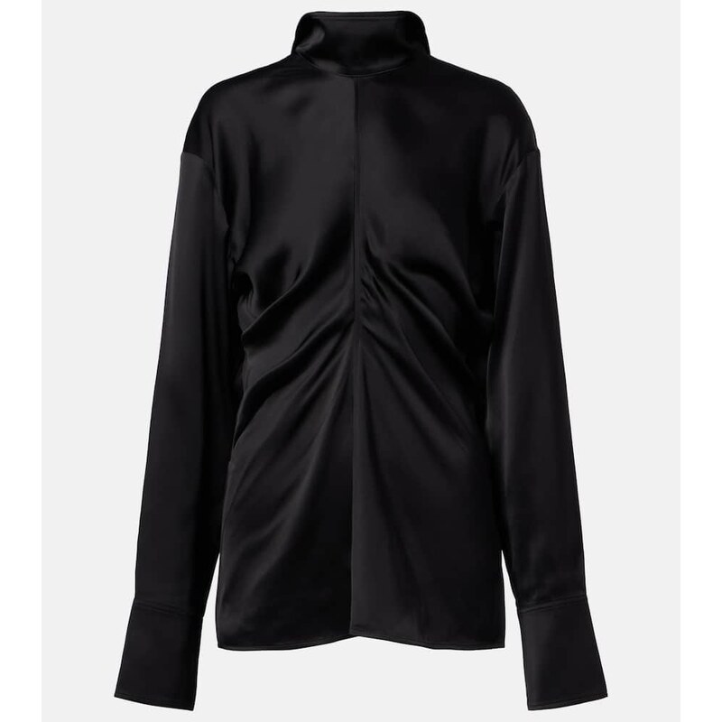 Toteme Gathered satin top