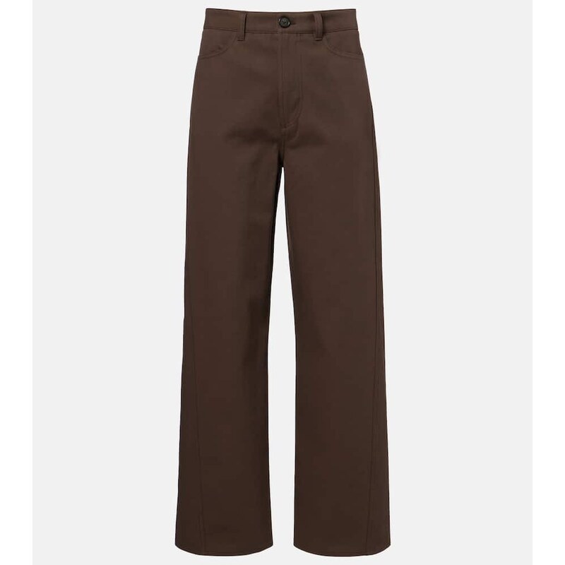 Toteme Mid-rise wide-leg jeans