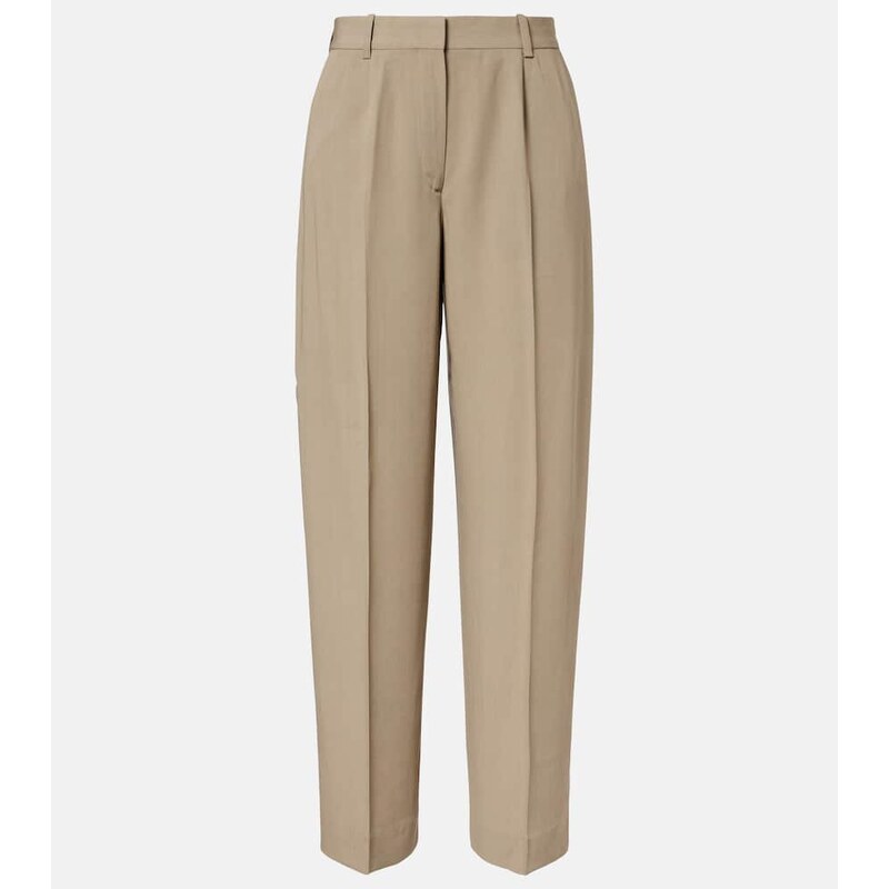 Toteme Mid-rise wide-leg pants