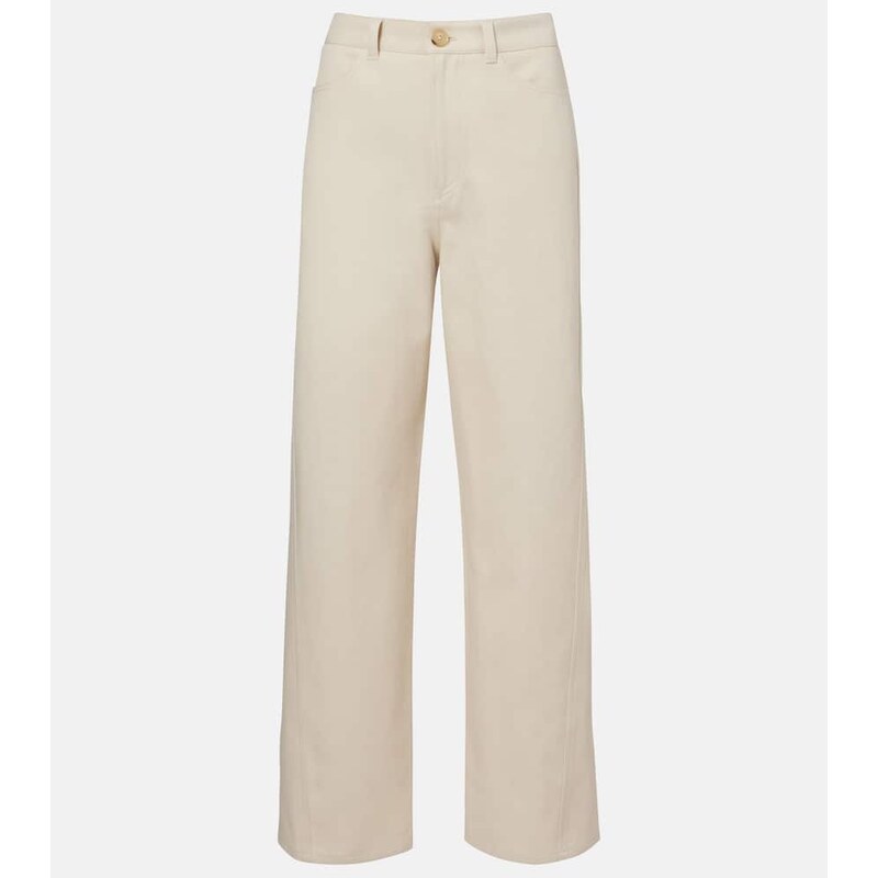 Toteme Mid-rise wide-leg jeans