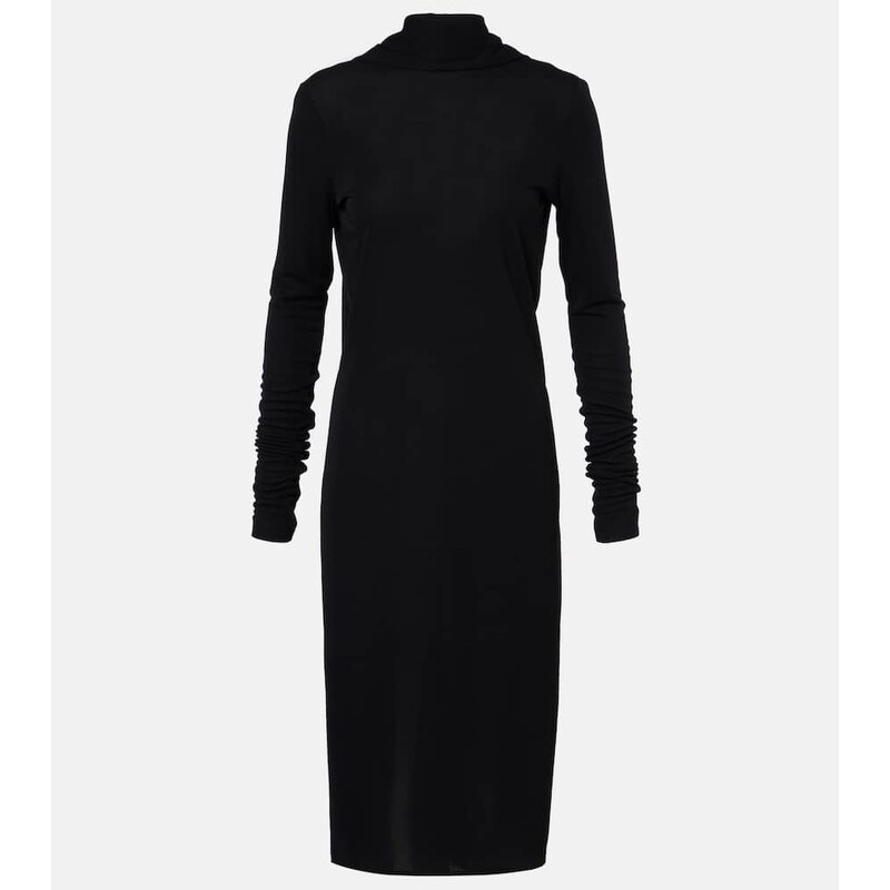 Toteme Draped jersey midi dress