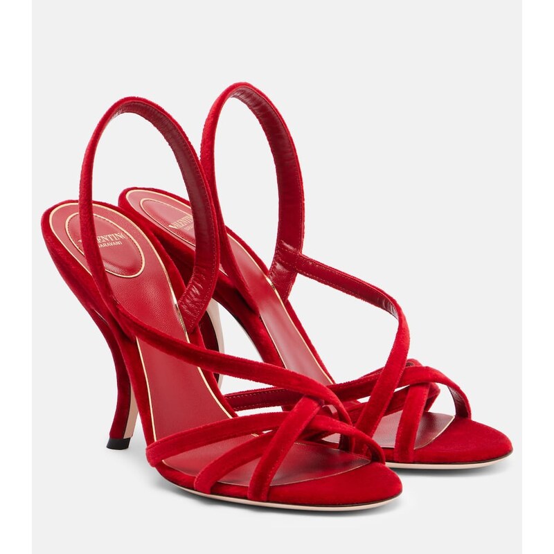 Valentino Garavani Fetishique 105 velvet sandals