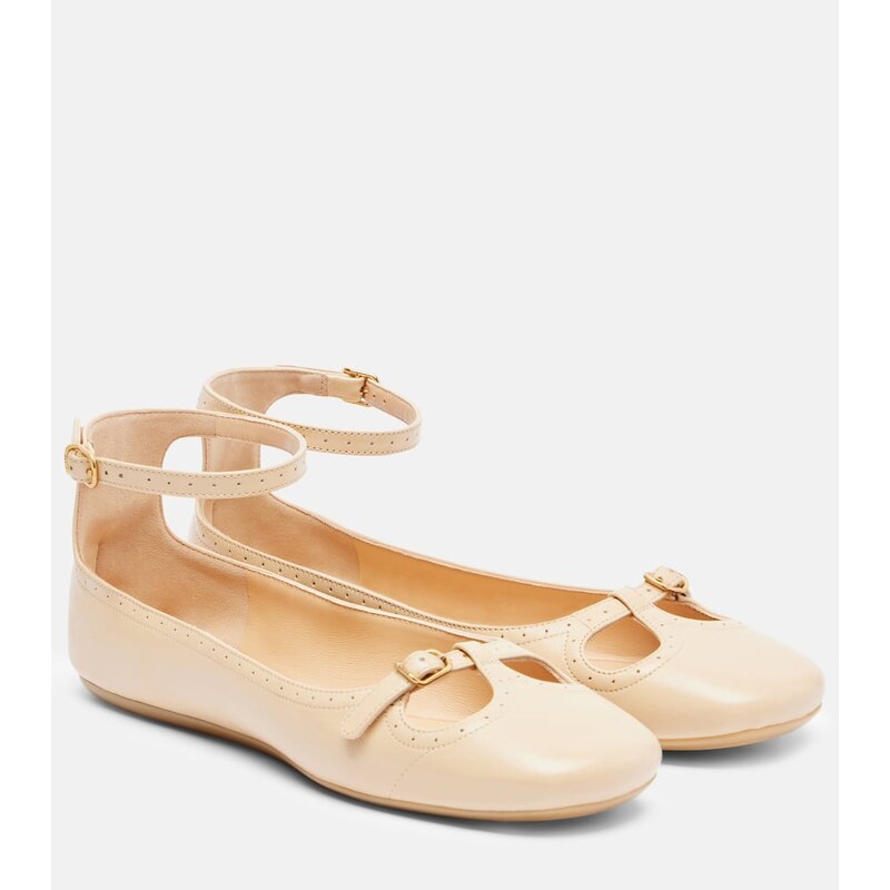 Chloé Misty leather ballet flats