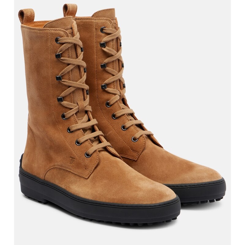 Tods Winter Gommino suede ankle boots