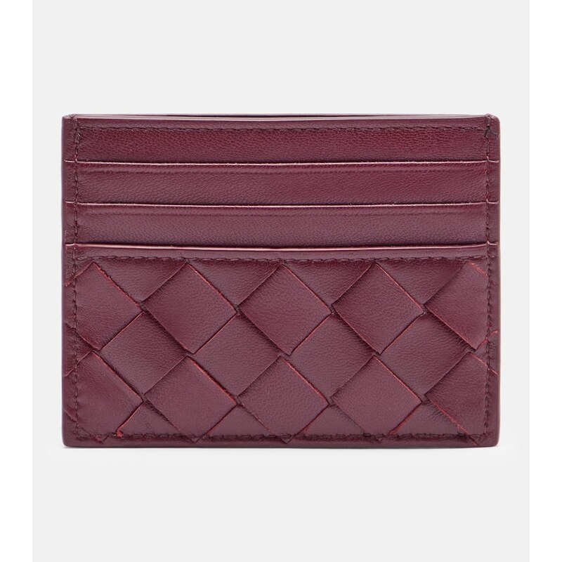 Bottega Veneta Intrecciato leather card holder