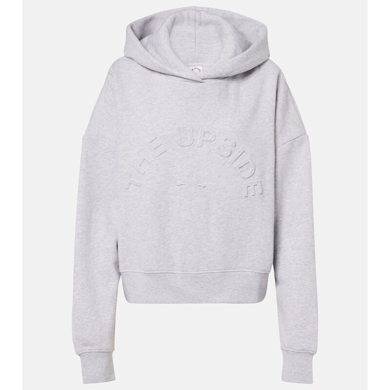The Upside Byron logo cotton jersey hoodie