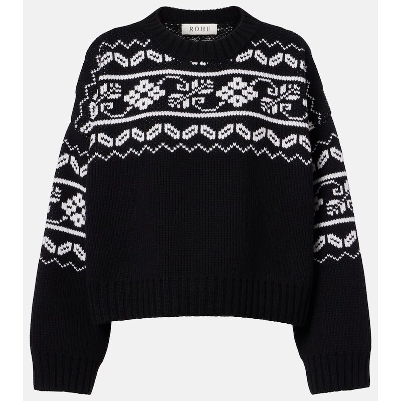 Róhe Fair Isle wool sweater