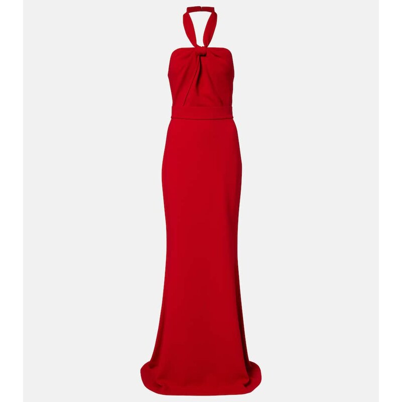 Elie Saab Draped halterneck gown