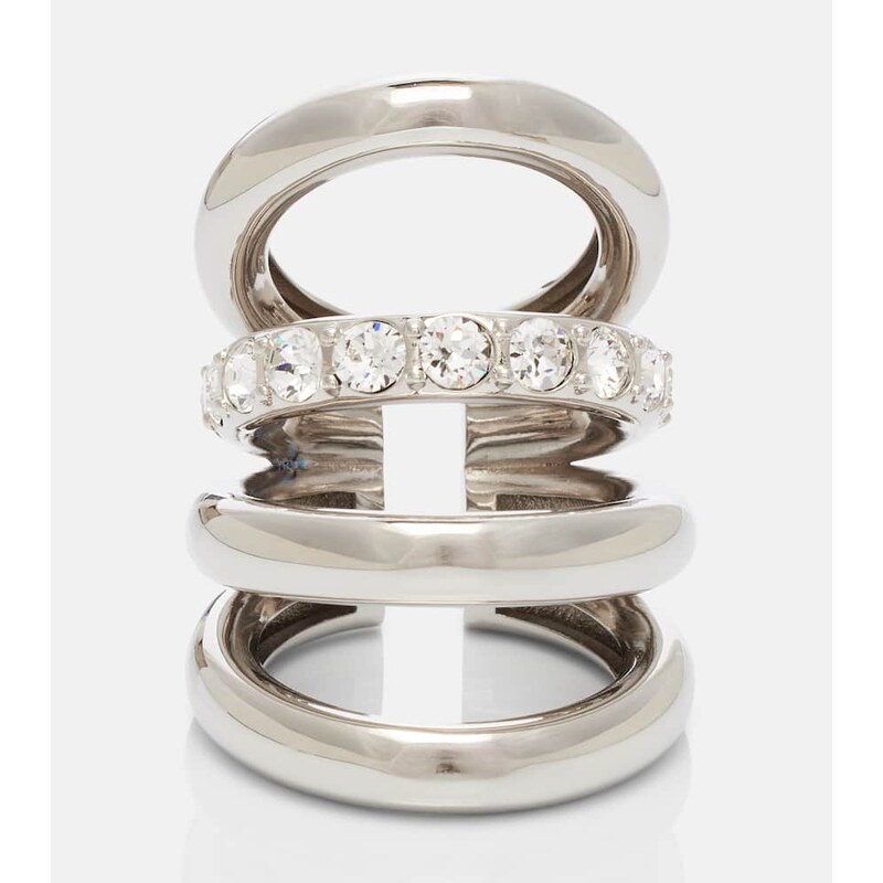 Rabanne Crystal-embellished ring
