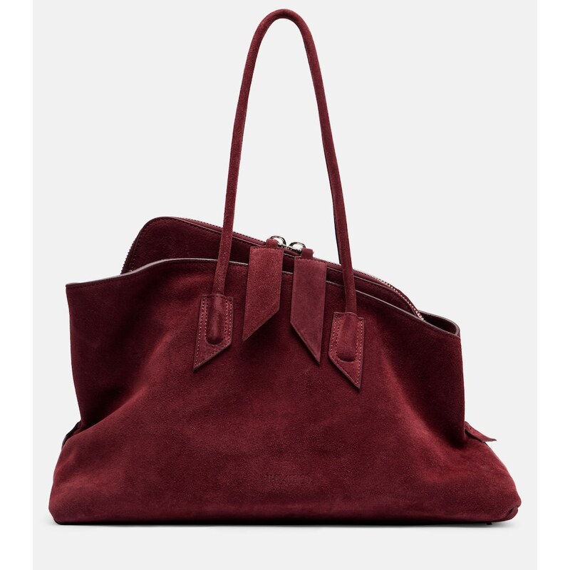 The Attico La Passeggiata Medium suede tote bag