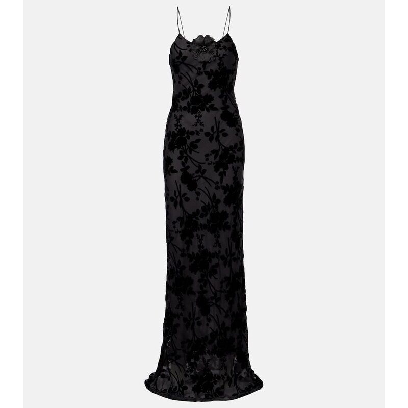 Rodarte DevorÃ floral velvet gown