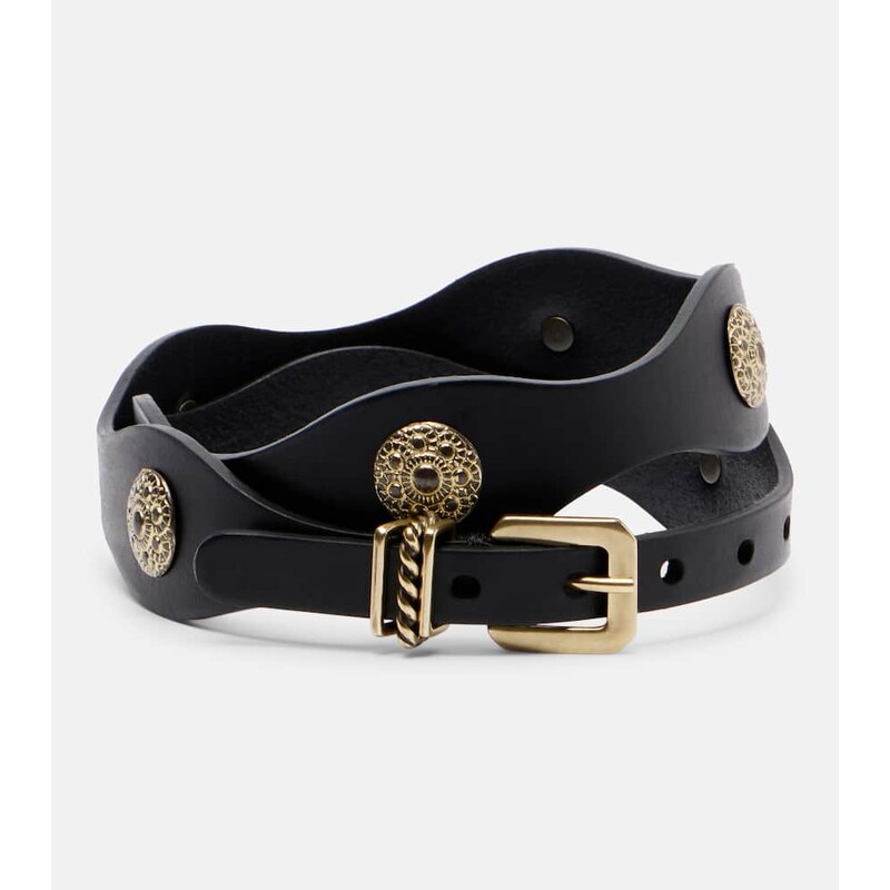 Etro Embellished leather belt