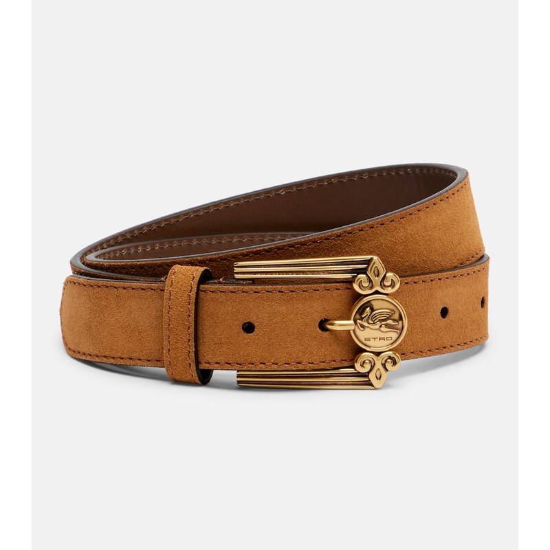 Etro Pegaso suede belt