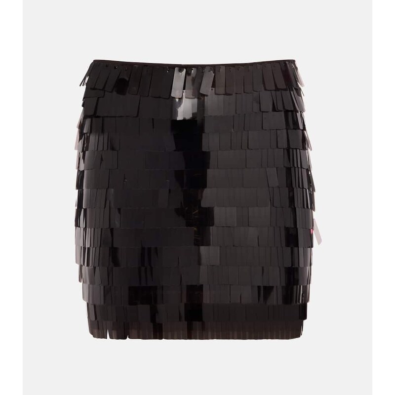 Staud Max sequined mesh miniskirt