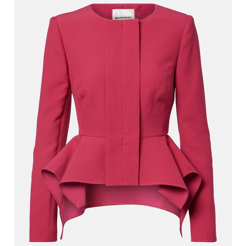 Roland Mouret Peplum crÃªpe jacket