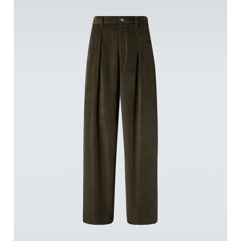 JW Anderson Cotton corduroy wide-leg pants