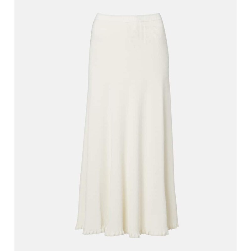 Proenza Schouler White Label Stina ribbed-knit midi skirt