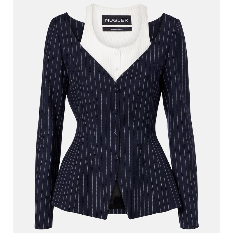 Mugler re/edit Les Salades wool jacket