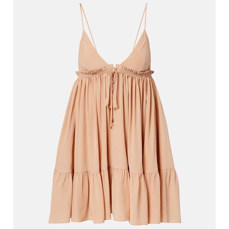 Chloé Silk crêpe minidress