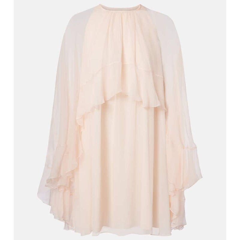 Chloé Ruffled silk minidress
