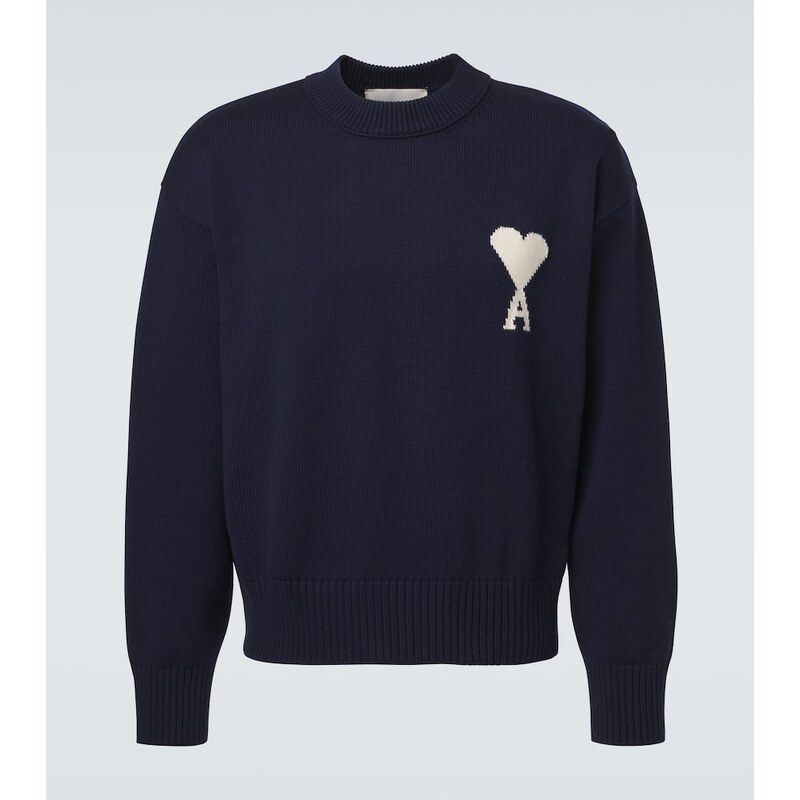Ami Paris Ami de CÅur wool and cotton sweater