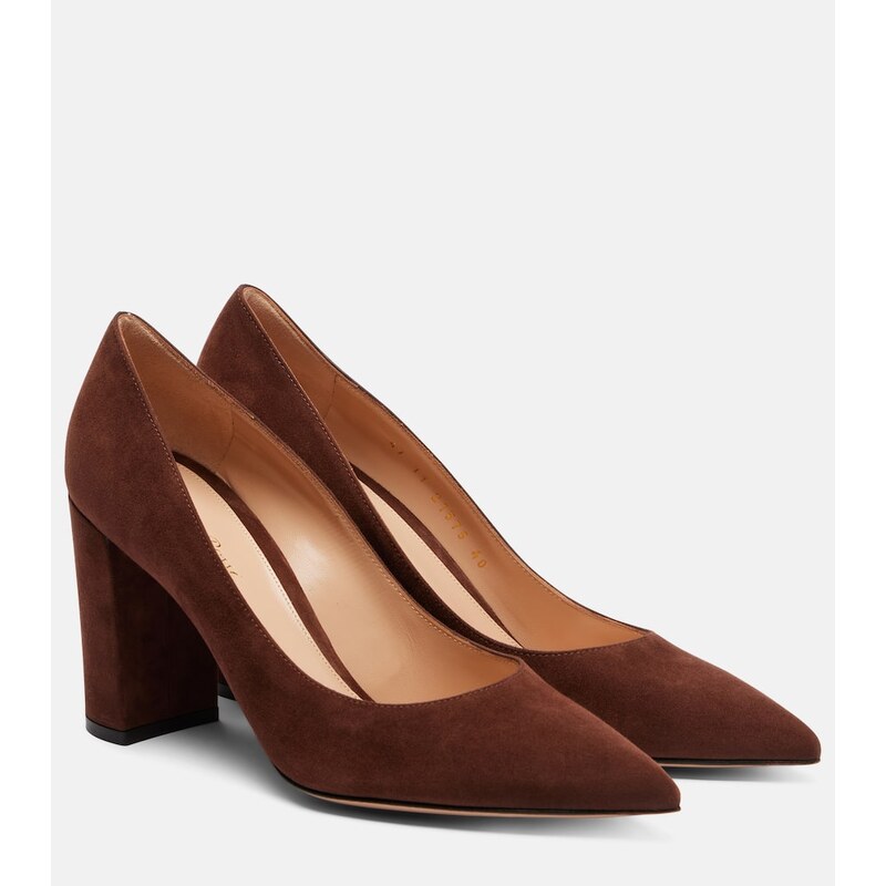 Gianvito Rossi Piper 85 suede pumps