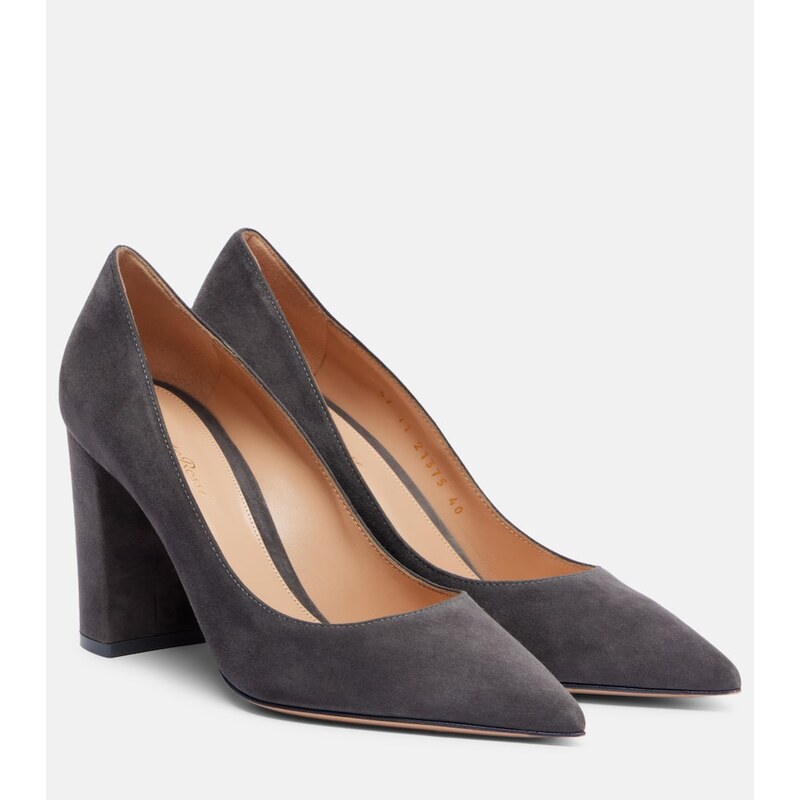 Gianvito Rossi Piper 85 suede pumps