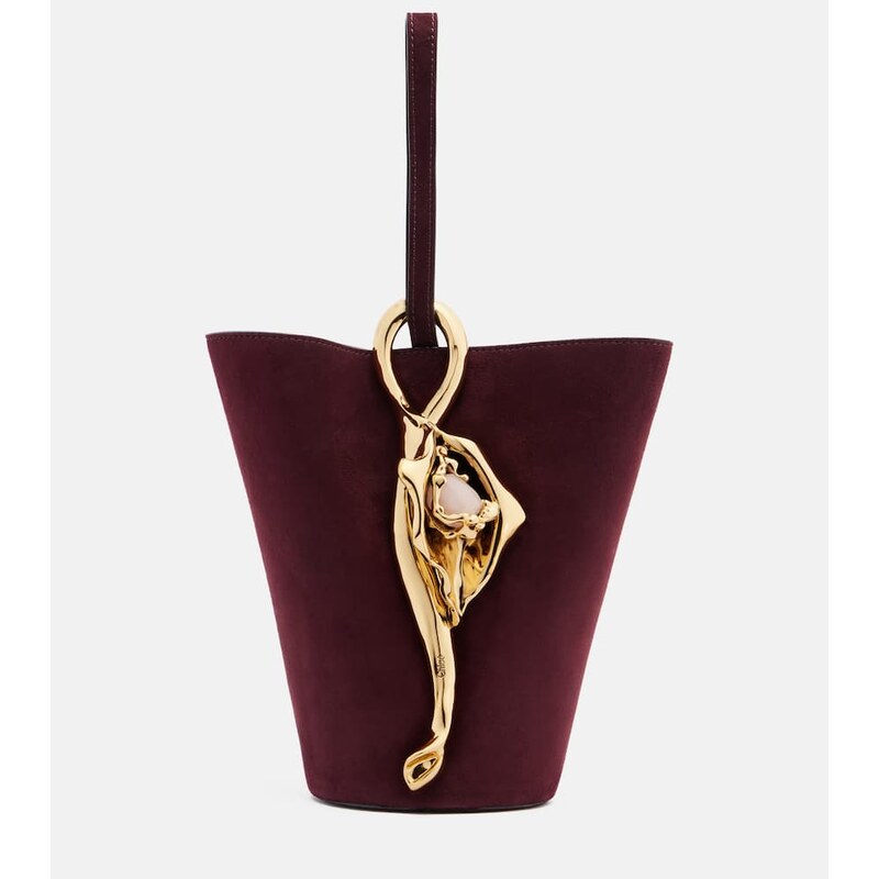 Chloé Eden Treasures Small suede bucket bag