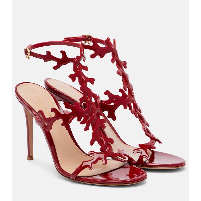 Gianvito Rossi Ocean patent leather sandals