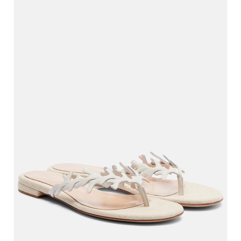 Gianvito Rossi Paros leather thong sandals