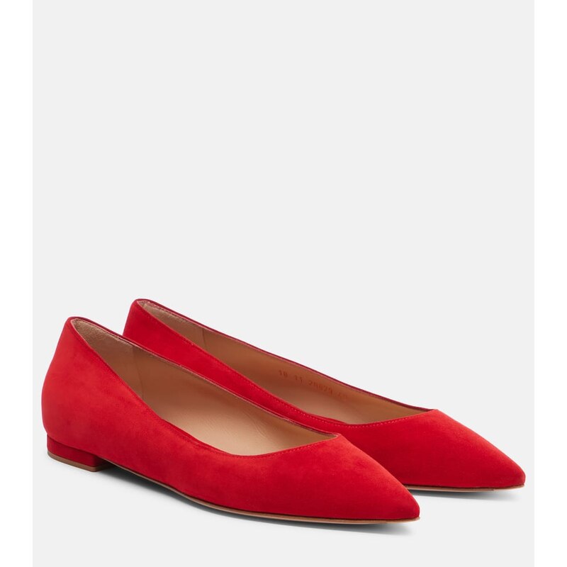 Gianvito Rossi Suede ballet flats