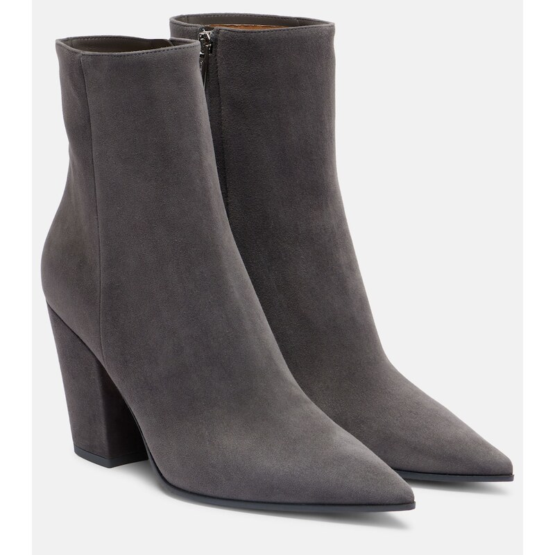 Gianvito Rossi Keinna 85 suede ankle boots