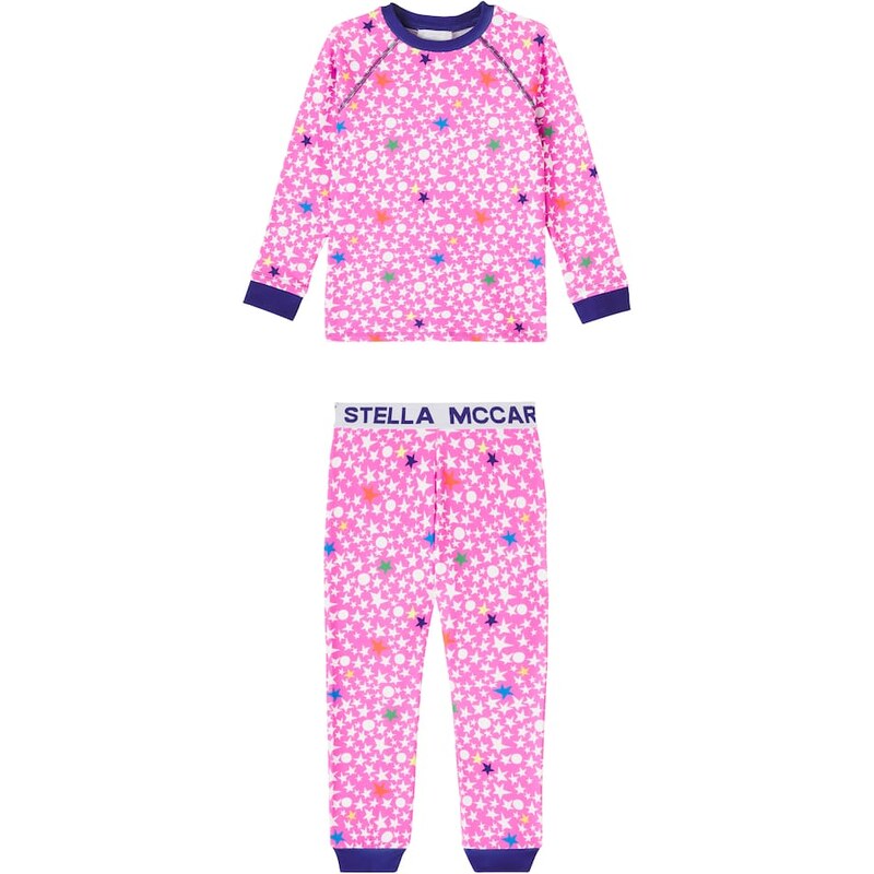 Stella McCartney Kids Technical sweatshirt and sweatpants set