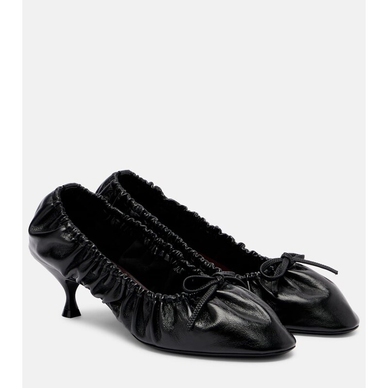 Herbert Levine Gather Around leather pumps