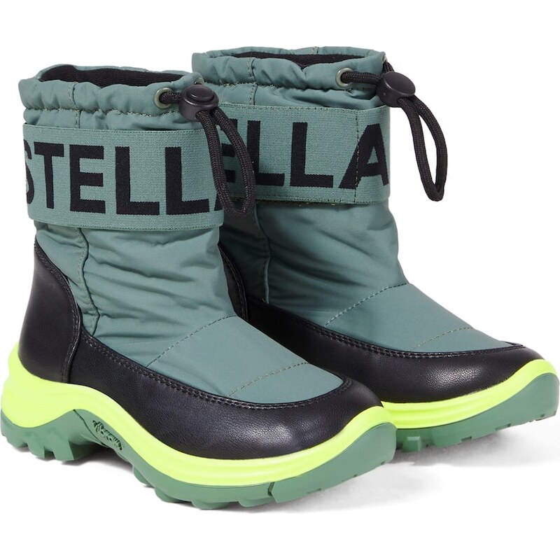 Stella McCartney Kids Logo colorblocked snow boots