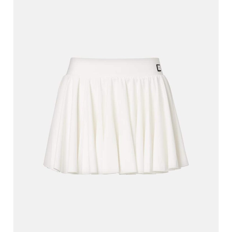 Tory Burch T Monogram gathered jersey skort