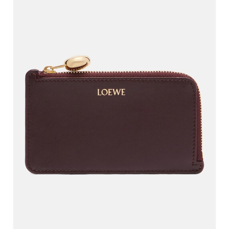 Loewe Pebble leather card holder