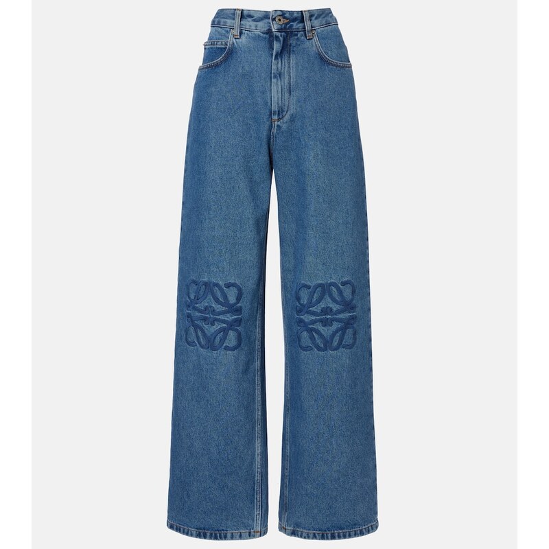 Loewe Anagram wide-leg jeans
