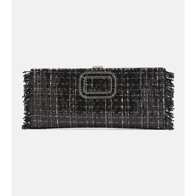 Roger Vivier Pilgrim Mini sequined clutch