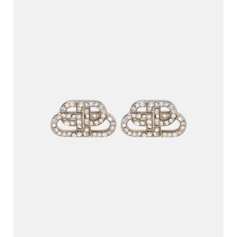 Balenciaga BB embellished earrings
