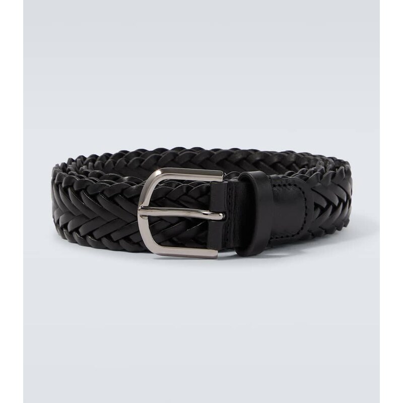 Giorgio Armani Braided leather belt
