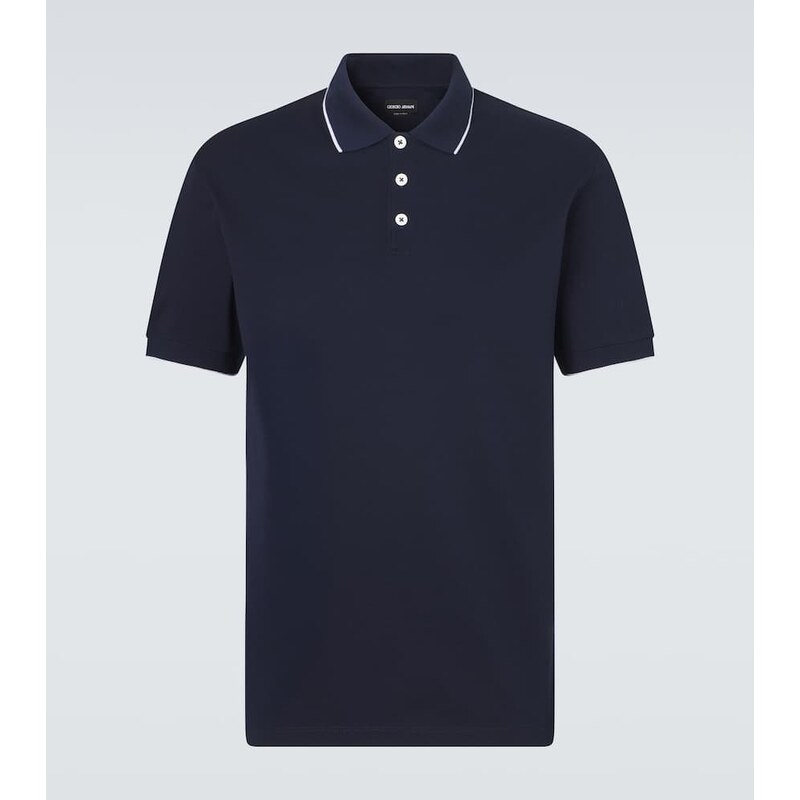 Giorgio Armani Cotton piqué polo shirt