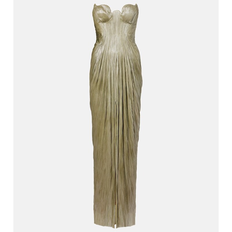 Maria Lucia Hohan Jasleen strapless silk tulle corset gown