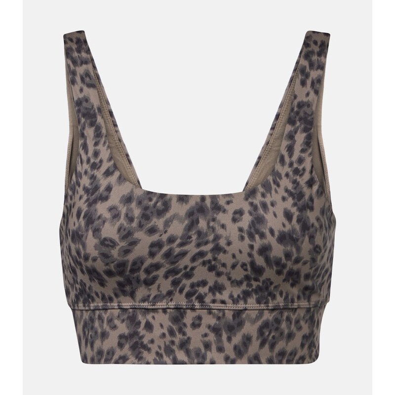 Varley Cori cheetah-print sports bra