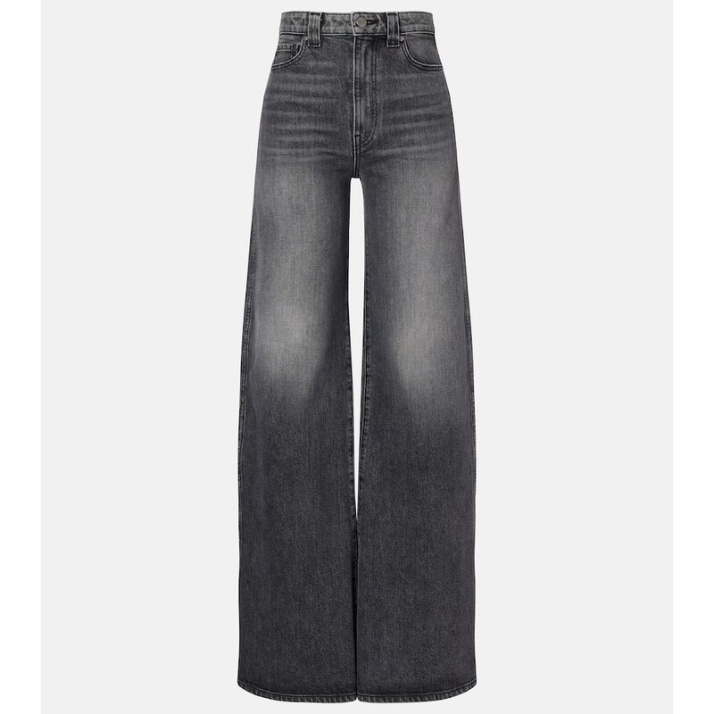 Khaite Dane high-rise wide-leg jeans