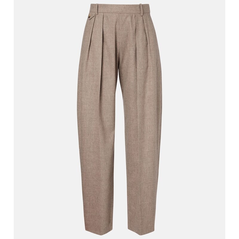 Khaite Dugan wool-blend tapered pants